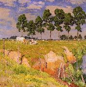 Emile Claus La Berge Rangee oil on canvas